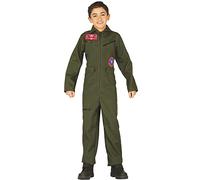 Fiestas Guirca Costume da Pilota da Combattimento Eco per Bambini