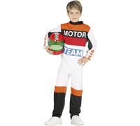 Bambini Motore Pilota da Corsa Costume Bambini Moto Rider Completo Fg
