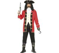 FIESTAS GUIRCA Costume da Pirata bucaniere corsaro Lusso Uomo