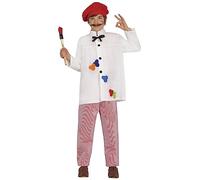 FIESTAS GUIRCA Costume da Pittore Genio per Bambino o Bambina - Costumi Infantili Artista Bambini e Bambine 5-6 Anni