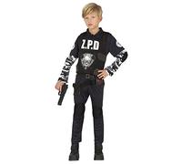 FIESTAS GUIRCA Costume da Polizia Cacciatore di Zombie - Costume Halloween Bambino 5-6 Anni