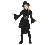 FIESTAS GUIRCA Costume da ragazza gotica elegante per bambine di 5-6 anni