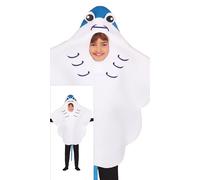 FIESTAS GUIRCA Costume da Razza per Ragazzi o Ragazze - Manta Ray - Costumi per Bambini, Ragazzi e Ragazze - Unisex Età 7-9 Anni