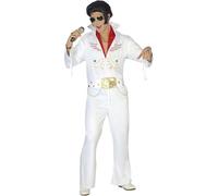 FIESTAS GUIRCA Costume da Re del Rock Uomo - Cantante pop Anni 50 Taglia XL 56-58