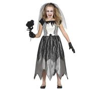FIESTAS GUIRCA Costume da Sposa Fantasma per Bambina 7-9 Anni