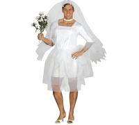Fiestas Guirca Costume da Sposa per Uomo – Vestito e Velo Bianco – Taglia M (48-50)