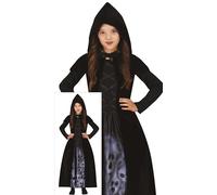 FIESTAS GUIRCA Costume da Strega Cacciatrice d'anime per Ragazze - Costume da Strega Nera per Bambini - Costumi di Halloween per Ragazze Età 3-4 Anni