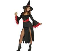 Fiestas Guirca Costume da Strega Donna Rossa