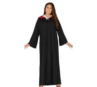 FIESTAS GUIRCA Costume Studentessa di Magia Donna - Tunica Nera da Maga - Costumi da Maga per Donna Taglia S 40-42