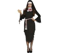 FIESTAS GUIRCA Costume da Suora Zombie per Donna - Taglia L