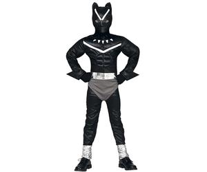 Fiestas Guirca Costume da Super Pantera Nera per Bambino