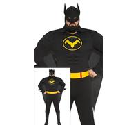 FIESTAS GUIRCA Costume da Supereroe Uomo - Costume da Uomo Pipistrello incl. Mantello, Cintura e Tuta Taglia S 46-48