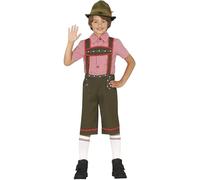 Costume da Tirolese Festa della Birra San Patrizio Oktoberfest Bambino