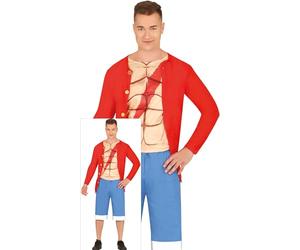 FIESTAS GUIRCA Costume da uomo da avventuriero del mare - Costume da uomo da pirata Manga Anime, Taglia M