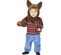 FIESTAS GUIRCA Costume da Uomo Lupo Quadri per Bambini 12-18 mesi