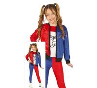 COSTUME CARNEVALE SUICIDE SQUAD VESTITO BAMBINA DANGEROUS HARLEY QUINN CRAZY