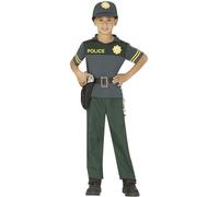 FIESTAS GUIRCA Costume della polizia spagnola Guardia Civile infantile Taglia 10-12 anni