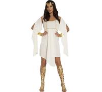 FIESTAS GUIRCA | Costume di Dea Greca per Donna - Vestito e Sciarpa - Costumi da Romani e Greci per Halloween, Carnevale e Feste in Maschera - Ideale per Adulte