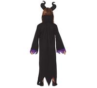 FIESTAS GUIRCA | Costume di Fata Diabolica per Bambini (10-12 anni) - Vestito e Cerchietto - Costumi da Fiaba, Fate e Medievali per Halloween, Carnevale e Giornata Mondiale del Libro