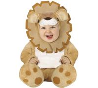 COSTUME CARNEVALE LEONE VESTITO GUIRCA NEONATO ANIMALE UNISEX LION RE SAVANA