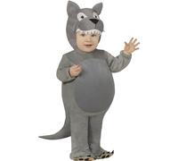COSTUME CARNEVALE LUPO VESTITO GUIRCA NEONATO ANIMALE UNISEX WOLF CATTIVO
