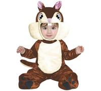 COSTUME SCOIATTOLO BAMBINO 12 18 MESI
