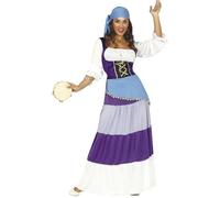 Fiestas Guirca Costume Donna Gitana zingara cartomante Taglia l