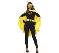 Fiestas Guirca Costume Donna Pipistrello Eroina Batgirl