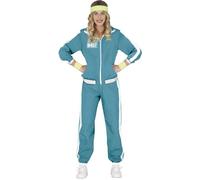 FIESTAS GUIRCA Costume Gamer Tuta Verde Giocatore Coreano Donna