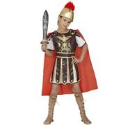 FIESTAS GUIRCA | Costume Gladiatore Romano Bambino - Marrone Rosso