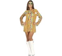 Costume da Hippie Fiori per Donna S