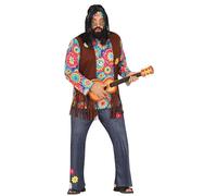 FIESTAS GUIRCA Costume Hippie Uomo Adulto