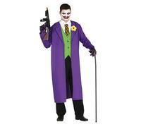 FIESTAS GUIRCA | Costume Killer Buffoon - Gilet, Cravatta e Soprabito - Costumi da Clown Assassino e Mr. Smile per Halloween, Carnevale e Feste Horror - Ideale per Adulti e Adolescenti