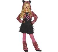 Fiestas Guirca Costume Leopardo Rosa Bambina Taglia 10-12 Anni