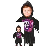 FIESTAS GUIRCA Costume da bambino Lil Death - Costume da fantasma Tristo Mietitore per bambini - Neonati di età compresa tra 12 e 18 mesi
