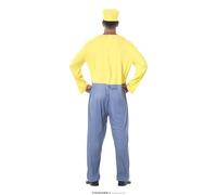 FIESTAS GUIRCA Costume Minatore Giallo Uomo - Costumi Divertente Uomo Taglia XL 54-56