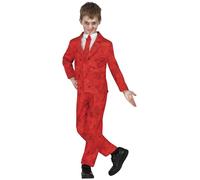 FIESTAS GUIRCA | Costume Mister Buffon Bambini - Giacca, Cravatta e Pantaloni - Costumi da Pagliaccio per Halloween, Carnevale e Feste in Maschera - Ideale per Bambini
