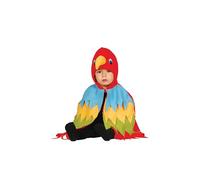 FIESTAS GUIRCA | Costume Pappagallo per Bebè (18-24 Mesi) - Mantello e Cappuccio - Costumi da Animali per Halloween, Carnevale e Feste in Maschera - Ideale per Bambini e Bambine - Multicolore