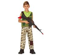 FIESTAS GUIRCA Costume personaggio skin soldato videogames bambino 10-12 anni
