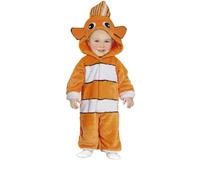 FIESTAS GUIRCA | Costume Pesce Pagliaccio Neonato - Arancio Bianco
