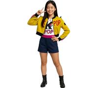 FIESTAS GUIRCA | Costume Popstar Nova (14-16 anni) - Maglietta, Giacca e Gonna - Costumi per Carnevale e Feste in Maschera - Ideale per Ragazze Adolescenti