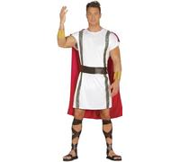 FIESTAS GUIRCA | Costume Romano Uomo Adulto - Tunica con Mantello e