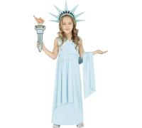 FIESTAS GUIRCA | Costume Statua della Libertà Bambina - Set 3 Pezzi