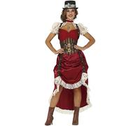 COSTUME STEAMPUNK VITTORIANO CARNEVALE VESTITO ADULTA GUIRCA PERSONAGGIO STORICO