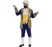 FIESTAS GUIRCA Costume storico da duca blu da uomo, costume da nobile marchese, costume da uomo