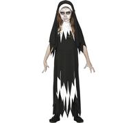 Costume da Suora Sinistra per Bambina S1-(5/6 Anni)