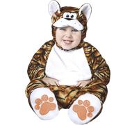 COSTUME TIGRE CARNEVALE ANIMALE VESTITO BAMBINO NEONATO UNISEX TIGER TIGRATO