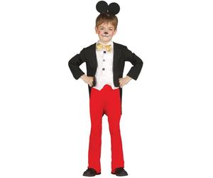 FIESTAS GUIRCA Costume Topo Bambino con Giacca, Cerchietto, Papillon