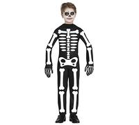 FIESTAS GUIRCA Costume Tuta Scheletro - Costume Halloween Bambino 7-9 Anni