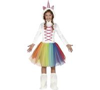 COSTUME UNICORNO BIMBA CARNEVALE VESTITO GUIRCA BAMBINA ANIMALE FANTASY ABITO